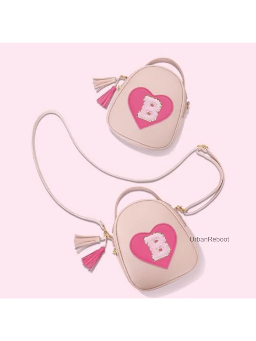 Personalized Girls Purse Faux Leather Crossbody Bag Adjustable Strap